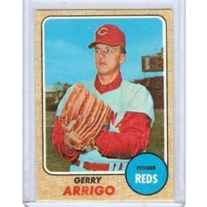  1968 TOPPS #302 GERRY ARRIGO, CINCINNATI REDS Everything 