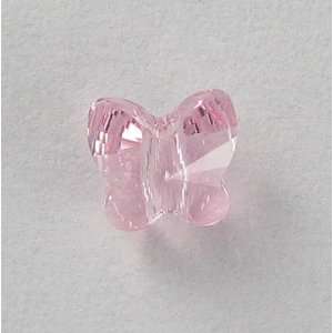  Swarovski Crystal Butterfly 5754 6mm LT ROSE Beads (12 