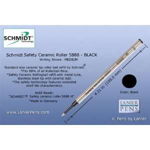  Schmidt 5888 Medium Rollerball Refill   Black Ink: Office 