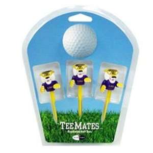   State LSU Tigers 3 Pack Golf Ball Tee Mates
