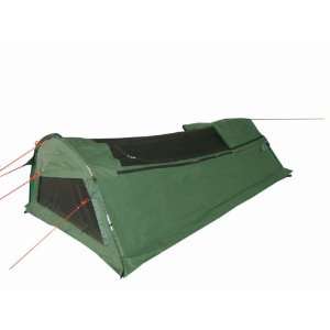  Wallaby 2 Man Canvas Camping Tent Swag Bivy NEW: Sports 