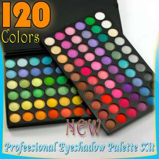 120 Metallic Colors Makeup Eyeshadow Palette Kit G5  