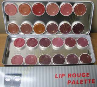 Lip Rouge 24 Color Palette Kryolan Theater Makeup 1208  