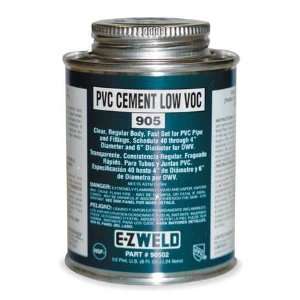 EZ WELD WW60504 Cement,32 Oz,Clear,PVC,Low VOC: Home 