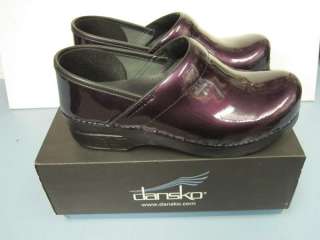 DANSKO #406 professional purple pearlized patent clog size 9 ~SWEET 