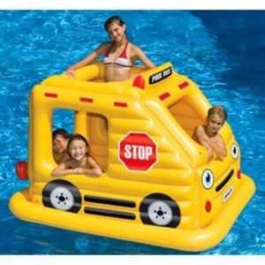  Splashnet Xpress Pool Inflatable School Bus Habitat: Toys 