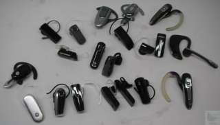 Lot of 20 Bluetooth Earpieces Headsets Jabra Motorola Plantronics 
