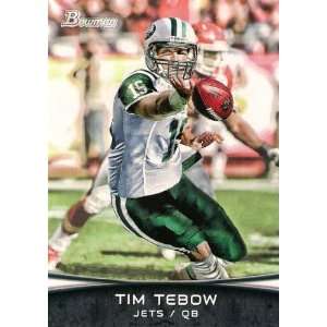 Tim Tebow 2012 Bowman Football Very First (#TT SP TIM TEBOW Jets card 