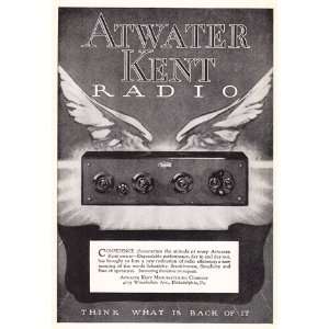    Print Ad 1925 Atwater Kent Radio Confidence Atwater Kent Books