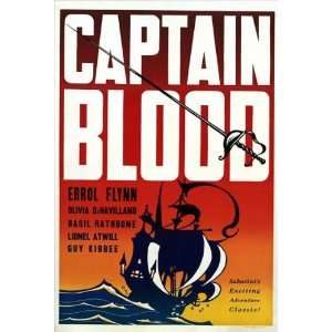  Captain Blood (1935) 27 x 40 Movie Poster Style B: Home 