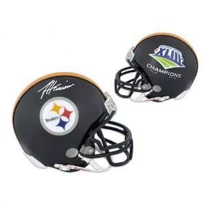   Bowl XLIII Steelers Logo and Score Mini Helmet