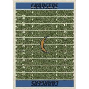  San Diego Chargers NFL Homefield Area Rug by Milliken: 3 