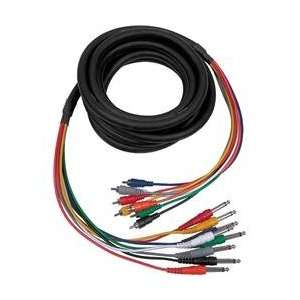  Live Wire 8 Channel Rca 1/4 Snake 4 Meters Electronics