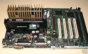 Dell AA 678149 309 13150 Slot 1 P2 Motherboard CPU Ram  