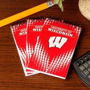  Wisconsin Badgers 3 Pack Memo Books: Sports & Outdoors