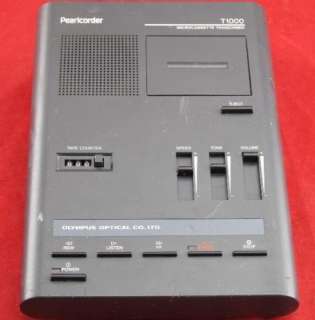 You are viewing a used Pearlcorder T1000 Microcassette Transcriber