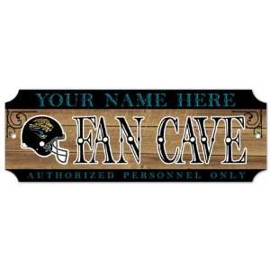   Jacksonville Jaguars Personalized 6x17 Wood Signs: Sports & Outdoors