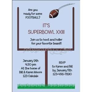  Football Goal Post 2 Party Invitations Toys & Games