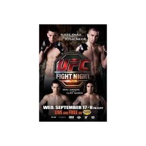  UFC Ultimate Fight Night 15 Autographed Poster: Everything 