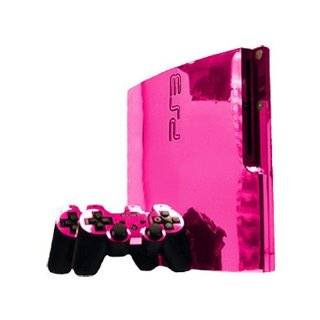 Sony PlayStation 3 Slim Skin (PS3 Slim)   NEW   PINK CHROME MIRROR 