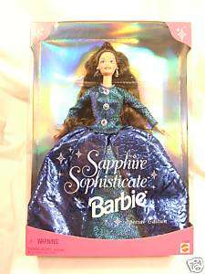 NEW Mattel Barbie Doll Sapphire Sophisticate 16692 Spec  