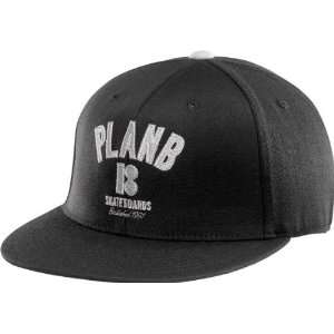   Plan B Heritage Hat Large Xlarge Black Skate Hats