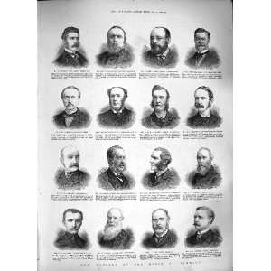    1886 HOUSE COMMONS ARCH FIELD ELLIS WATSON BARTLEY