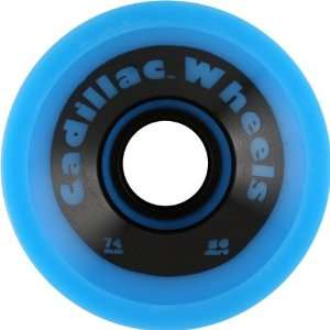  Cadillac Cruzers 74mm Neon Blue Skate Wheels Sports 