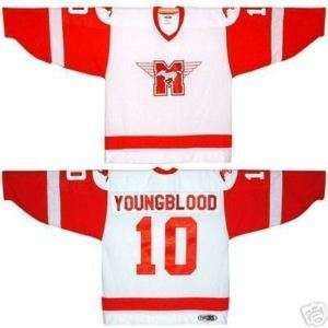 MUSTANGS Hockey JERSEY #10 YOUNGBLOOD movie Rob Lowe  