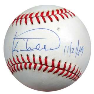 Kevin Mitchell Autographed Signed NL Baseball PSA/DNA #P30099  