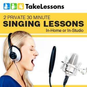  TakeLessons 2 Private 30 Minute Singing Lessons: In home 