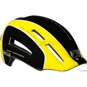  Lazer Urbanize Night Helmet Black/Gray/Yellow MD Sports 