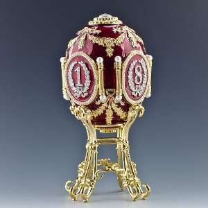   Caucasus Faberge Egg, Russian Easter Egg, Faberge Eggs: Home & Kitchen