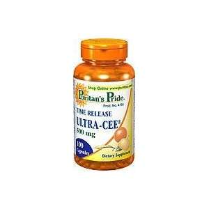  Ultra Cee 500 mg Time Release 500 mg 200 Capsules: Health 