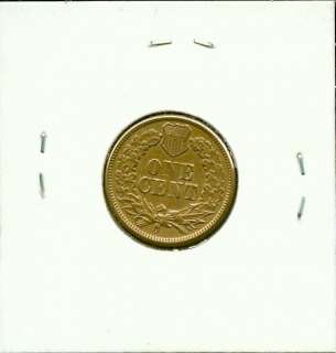 1863 Copper Nickel 1C Extra Fine (XF+) Indian Head Penny  