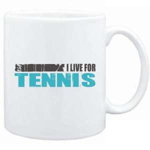  New  I Live For Tennis  Mug Sports