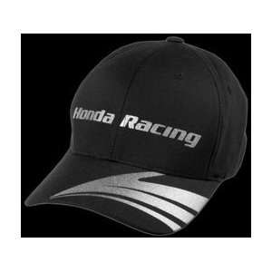    HONDA HONDA RACING HAT BLACK S/M 2PK 8145 HTR003 2PK: Automotive