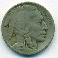 1925 d Buffalo Nickel Better Date Original Fine  