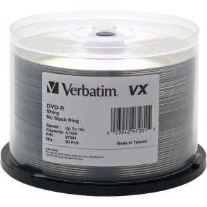  New   Verbatim 97283 DVD Recordable Media   DVD R   16x 
