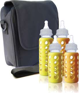 Cherub Baby Glass Baby Bottle 240ml & 150ml Pack CITRUS  