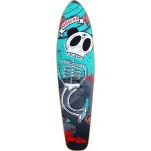  Riviera El Muerto Longboard Skateboard Deck w/ Grip   9 x 