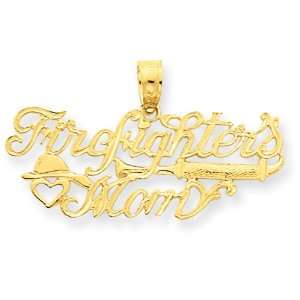  14k Firefighters Mom Pendant: West Coast Jewelry: Jewelry