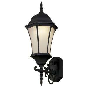   Lighting Black Outdoor LED Wall Light 8496 4503 BK: Home Improvement