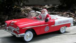 1955 CHEVY WITH SANTA RED CROWN BANK  