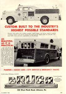 BRUCO FIRE APPARATUS FOR 1960 AD  
