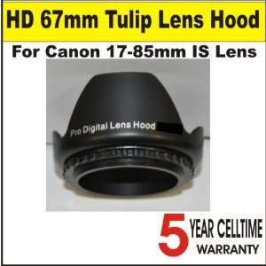  67mm Tulip Lens Hood for Canon 17 85mm IS Lens Replacement 