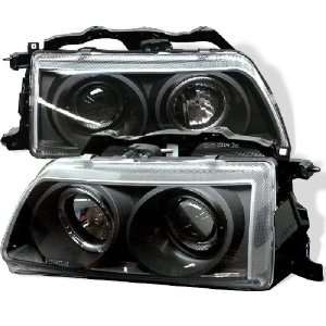 Honda Civic 88 89 / CRX 88 89 Halo Projector Headlights Black w/ FREE 