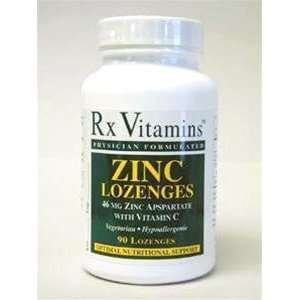  RX Vitamins   Zinc Lozenges 15 MG 90 loz Health 