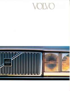 1989 Volvo Line Sales Brochure 240 740 760 780 Coupe  