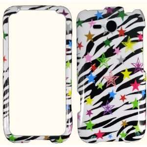  For HTC Freestyle F8181 Rainbow Star with Black White 
